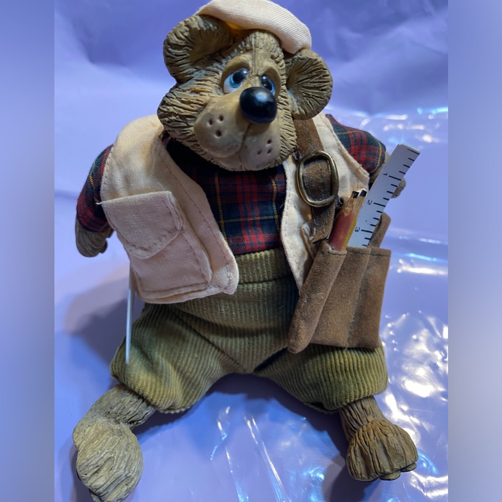Russ Berrie & Co. Homer Improvement  The country folks Bear.